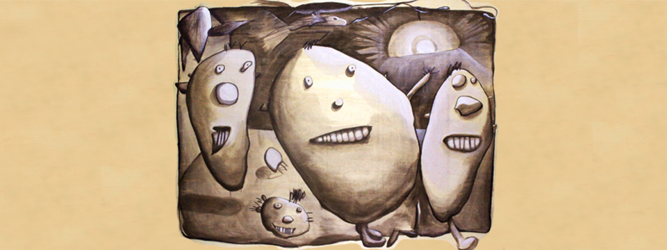 Family Portrait with Three Fish